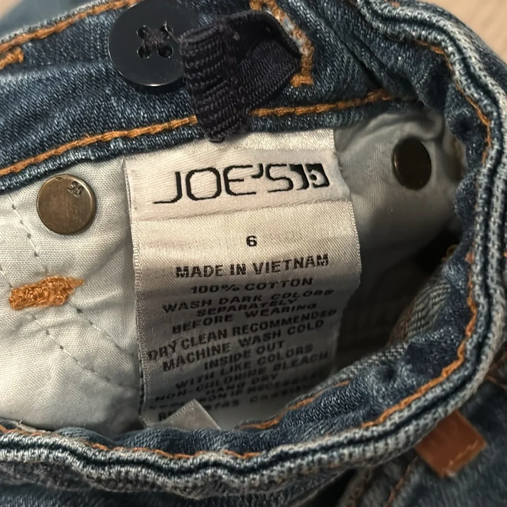 Joes Girls Blue Jean Shorts Size 6